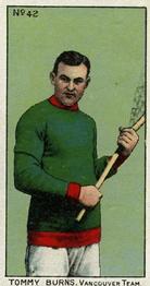 1910 Imperial Tobacco Lacrosse Leading Players (C59) #42 Tommy Burns Front